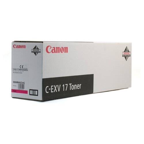 Картридж Canon C-EXV17 M (0260B002), 30000 стр, пурпурный картридж canon c exv17 bk 0262b002 30000 стр черный