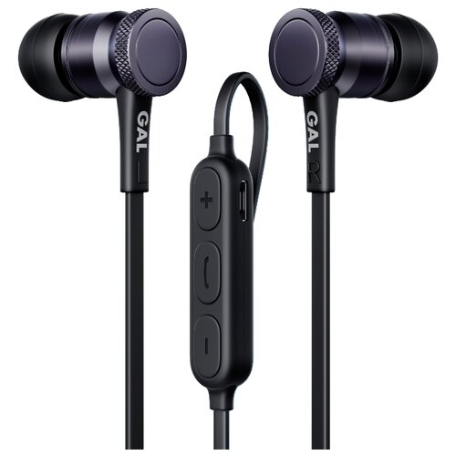 Bluetooth наушники вкладыши с микрофоном GAL BH-2004 беспроводная мобильная гарнитура черные 63700₽