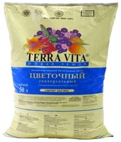 Грунт Terra Vita Живая земля универсальный цветочный 50 л.