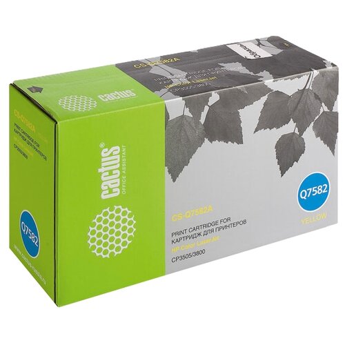 Cartridge toner Cactus CS-Q7582A yellow (6000p.) for HP LJ CP3505/3800