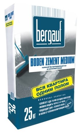   Bergauf Boden Zement Medium   , 25  1116