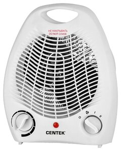 Тепловентилятор CENTEK CT-6002, 2 кВт, 20 м², белый