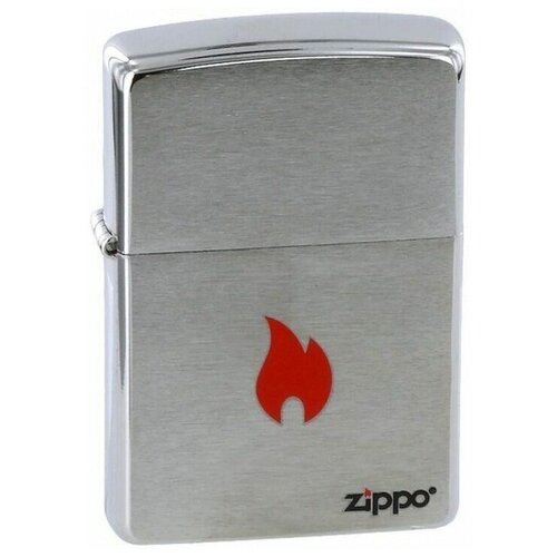 Зажигалка Zippo 200 ZIPPO&FLAME зажигалка zippo flame серебристый