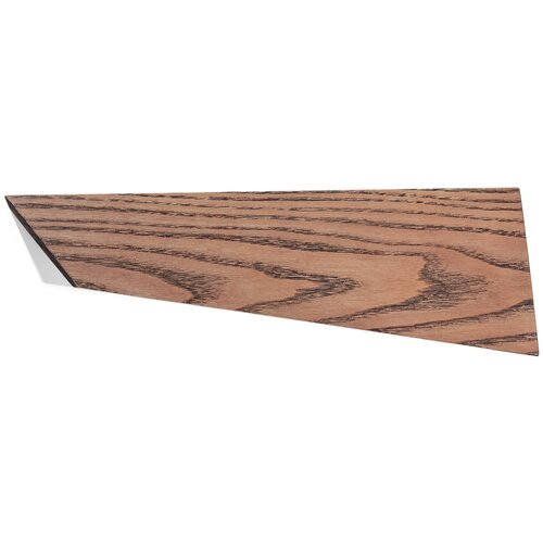 Ручка мебельная, деревянная, коричневая, для кухни или кухонной мебели, шкафа, м/о 96 мм., модель: 