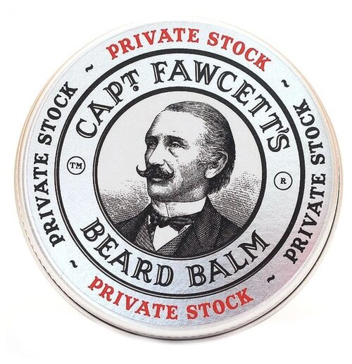 Captain Fawcett Бальзам для бороды Private Stock Beard Balm, 85 г, 60 мл