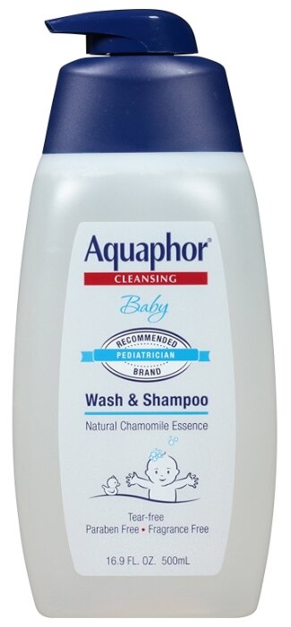 Aquaphor Нежный детский шампунь и средство для купания (с дозатором)