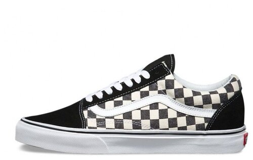 white old skool checkered vans