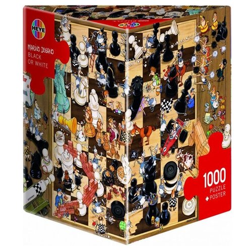 Пазл Heye Puzzle + Poster Шахматы, Degano (8793), 1000 дет.