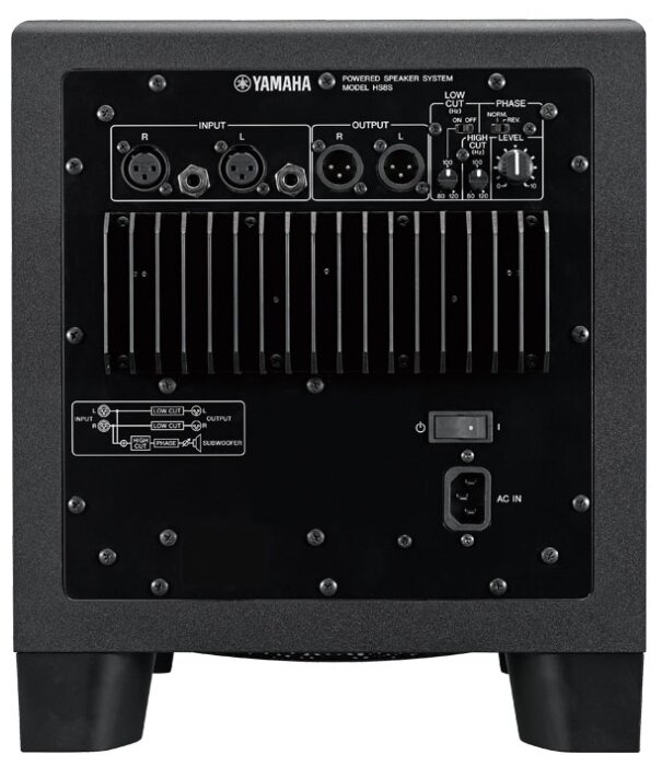 yamaha hs8 max spl