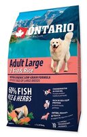 Корм для собак Ontario (2.25 кг) Adult Large 7 Fish & Rice