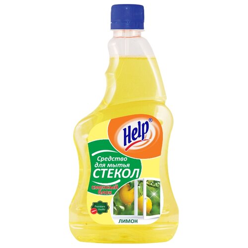 фото Спрей help лимон для мытья стекол