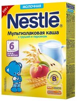 Каша Nestlé молочная мультизлаковая с грушей и персиком (с 6 месяцев) 250 г