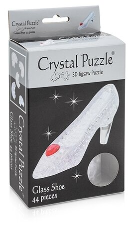 Головоломка 3D Crystal Puzzle Туфелька цвет: прозрачный - фото №2
