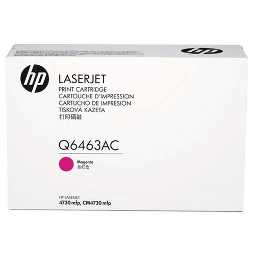 Картридж HP Q6463AC, 12000 стр, пурпурный