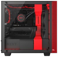 Компьютерный корпус NZXT H400i Black/red