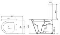 Унитаз BelBagno Flay (без бачка и сиденья)