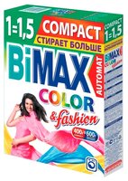 Стиральный порошок Bimax Color&Fashion Compact (автомат) 0.4 кг картонная пачка