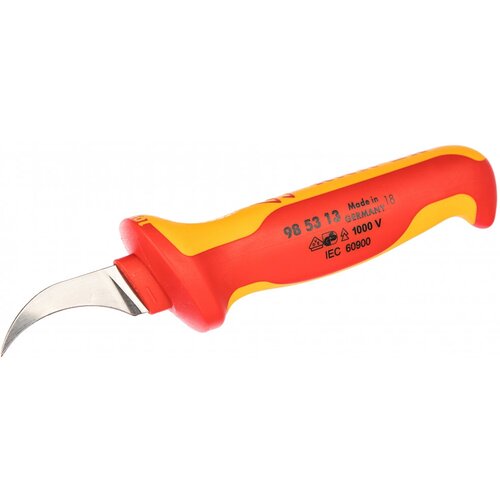 нож электрика knipex kn 162050sb 12 мм Нож для снятия изоляции Knipex KN-985313