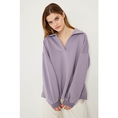 Свитшот HOODIEVLUDI, размер S, фиолетовый