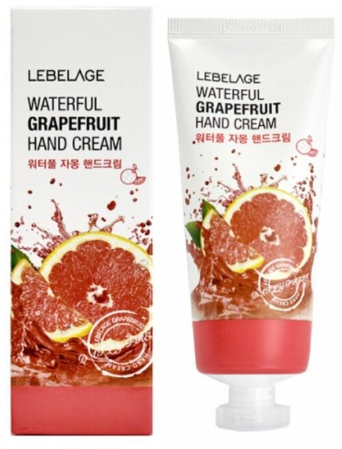 Крем для рук с экстрактом грейпфрута LEBELAGE WATERFUL GRAPEFRUIT HAND CREAM, 100 мл