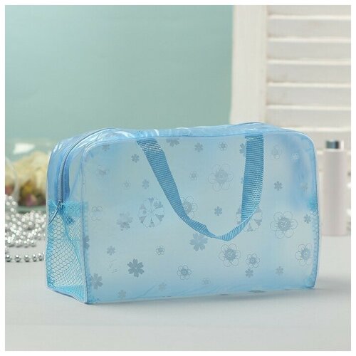 фото Косметичка голубой нет бренда