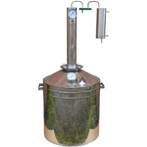 Дистиллятор фланцевый с вертикальной царгой с банкой-сухопарником ЦФБ-35л Умелец 1074300₽