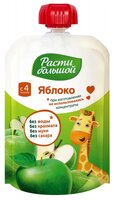 Пюре Расти большой яблоко (с 4 месяцев) мягкая упаковка 90 г, 1 шт