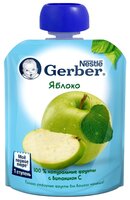 Пюре Gerber яблоко (с 4 месяцев) 90 г, 16 шт.