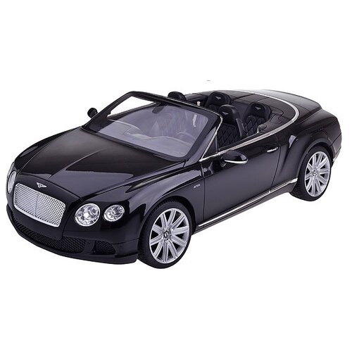 Rastar Bentley Continental GT 49900, 1:12, 38 см, черный rastar bentley continental gt 49900 1 12 38 см оранжевый