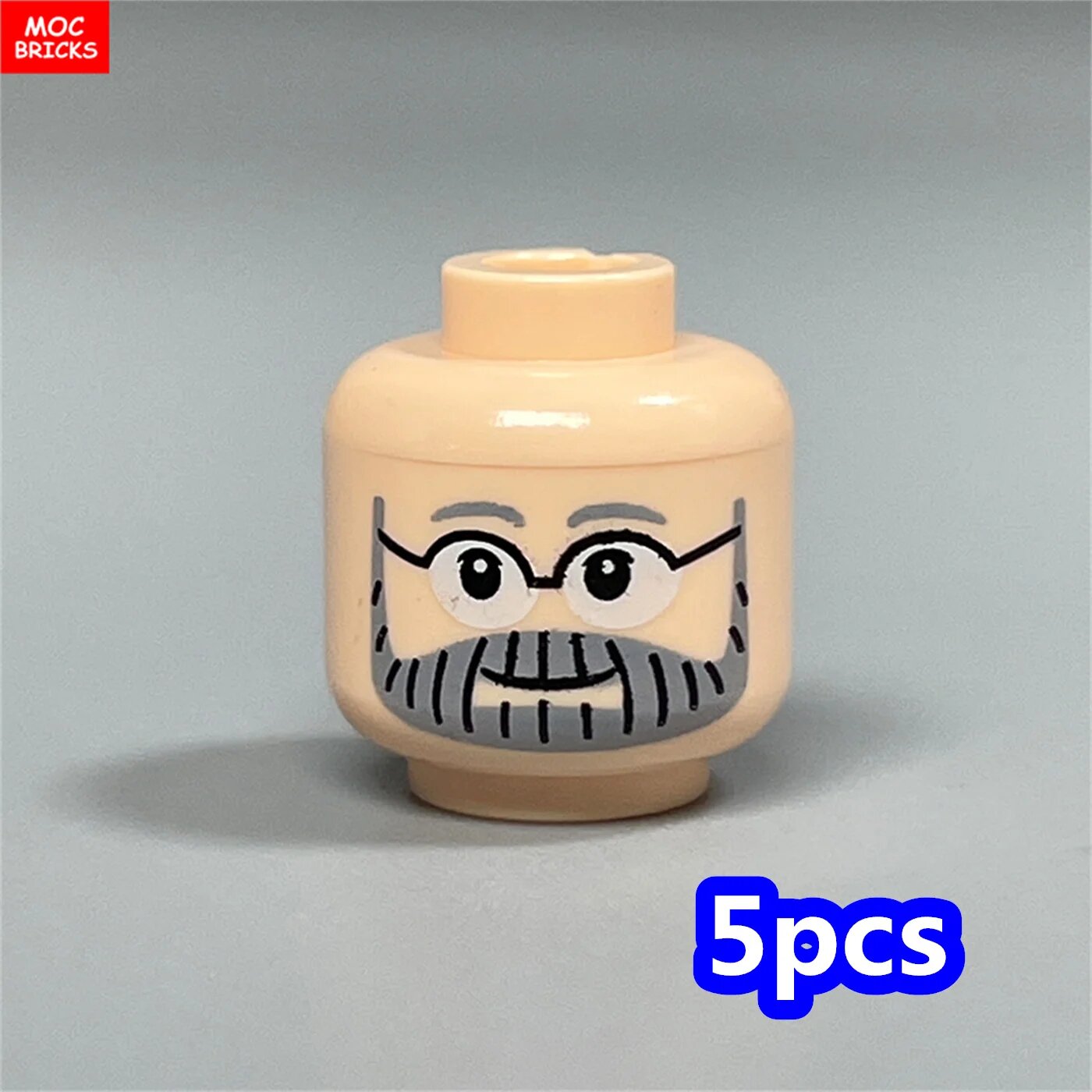 MOC BRICKS Полая голова для 4 см фигурки