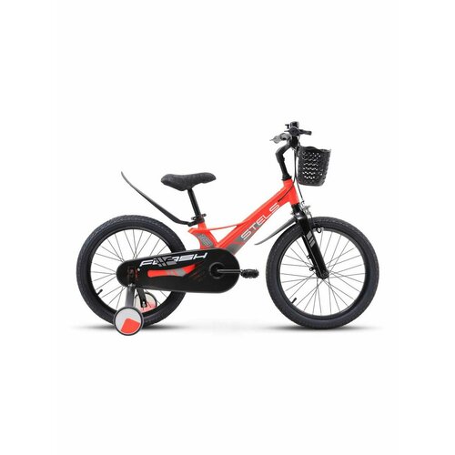усиленные боковые колеса поддержка на детский велосипед Велосипед детский Stels 18 Flash KR Z010 2023 года красный