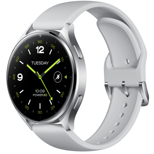 Xiaomi Смарт-часы Xiaomi Watch 2 Silver Case With Gray TPU Strap M2320W1 (BHR8034GL) умные часы xiaomi watch s1 fluoroplast strap global wi fi nfc серебристый белый