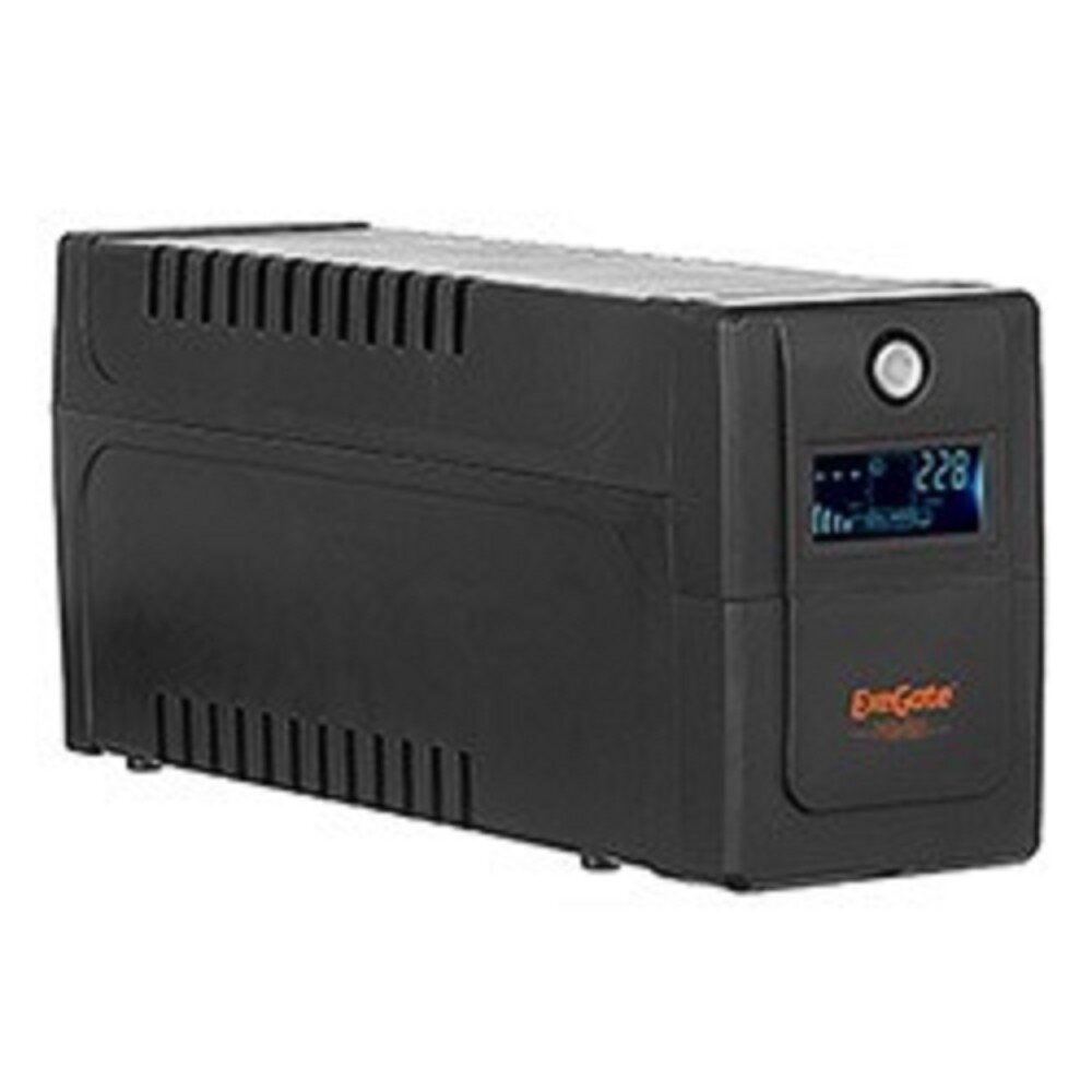 Источник бесперебойного питания Exegate EP285559RUS 600VA/360W, LCD, AVR, 4*IEC-C13, RJ45/11, USB, black - фото №11