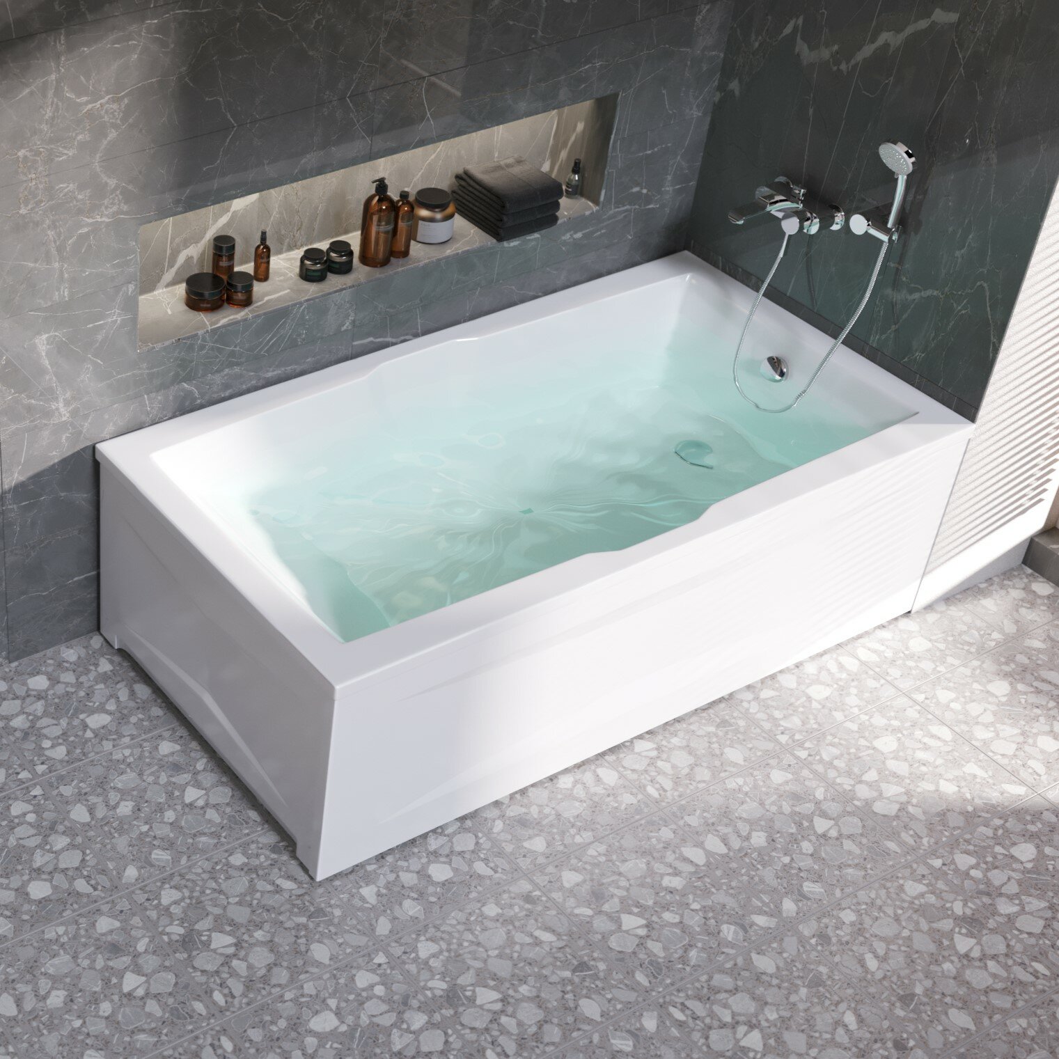 фото Ванна акриловая 190х100 см Прямоугольная белая 01кр1910