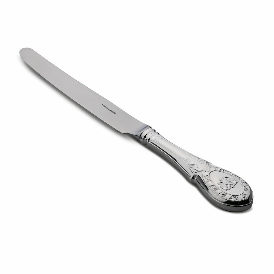 Нож столовый из серебра 925 пробы для кухни