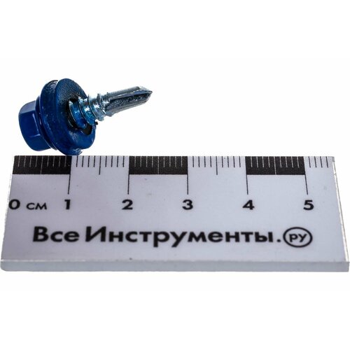 Daxmer Кровельный саморез 5,5x19 RAL 5005 сверло №3, 250шт 00000304274