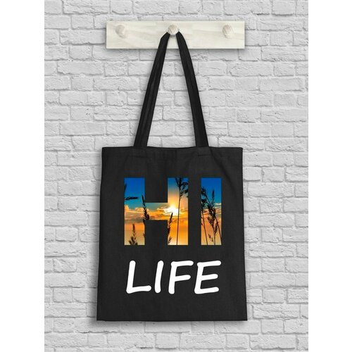 Сумка шоппер Printech, черный