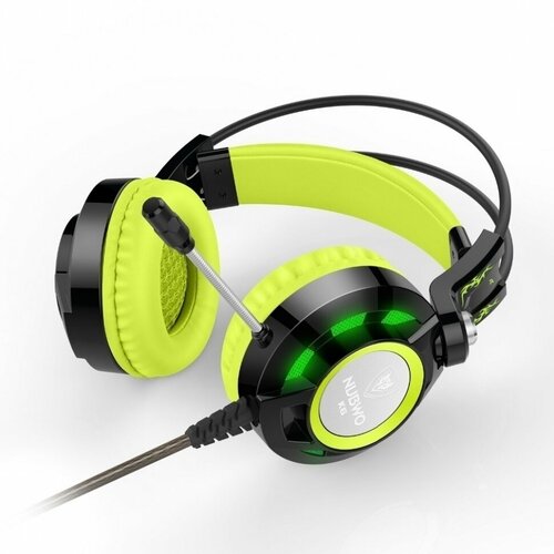 Наушники Nubwo K6 Gaming Headset зеленые 1490₽