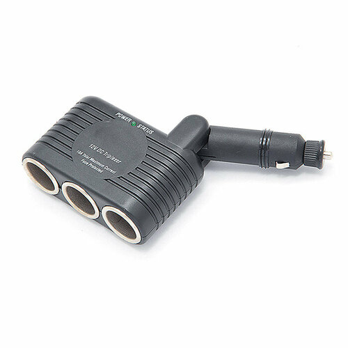 Разветвитель гнезда прикуривателя 3 в1