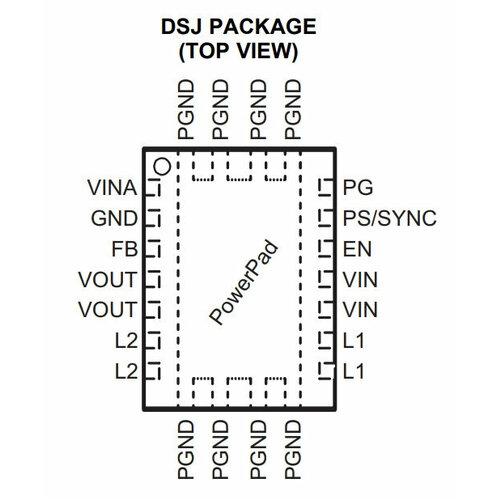 Микросхема TPS63020