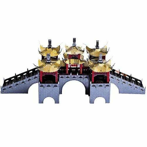 Металлический конструктор Мини Wuting Bridge Красный 1376₽