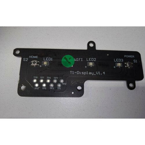 Плата с кнопкой включения индикация 94V-0 E350388 для робота пылесоса Tefal X-plorer Serie 60 RG7455WH 750₽