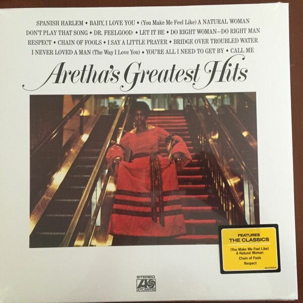 Aretha's Greatest Hits Виниловая пластинка Warner Music - фото №4