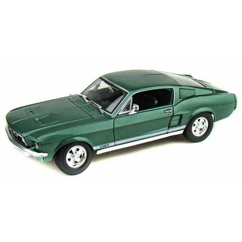 Машинка коллекционная металл. Maisto 31166 зеленый 1:18 SP (B)-1967 Ford Mustang Fastback