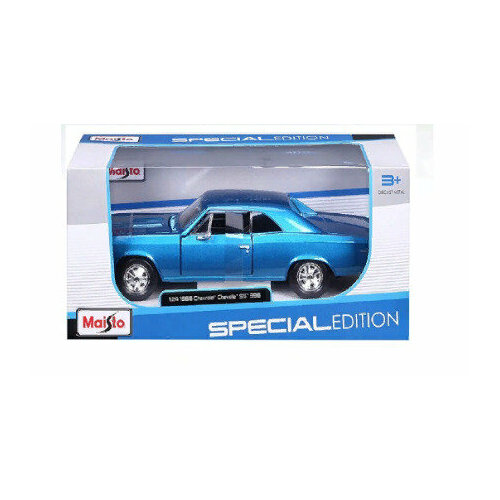 Maisto / Maisto машинка металлическая 1:24 Chevrolet Chevelle SS 396 1966 арт. 31960 синяя машинка maisto 1 24 chevrolet monte carlo ss 1986 32542