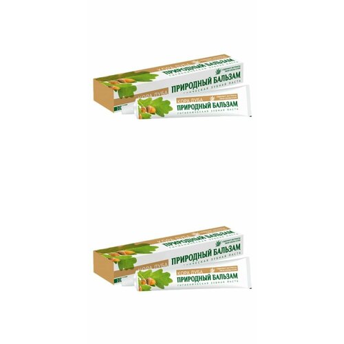 Природный бальзам Зубная паста кора дуба, 90 мл, 2 шт