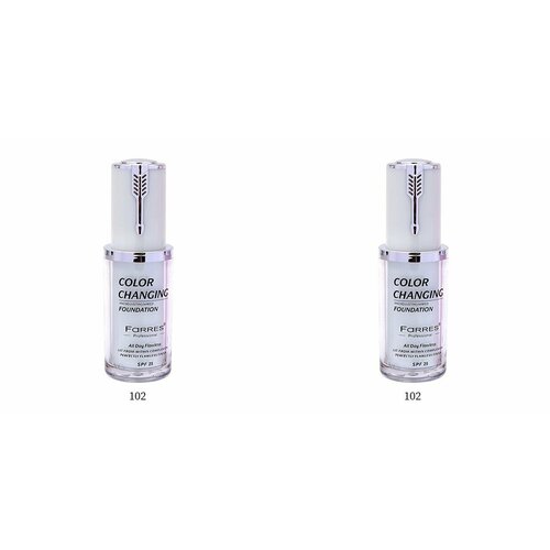 Farres cosmetics Крем тональный 4035 Color Changing тон 102 подстраивающийся зеленый чай 2 шт 713₽