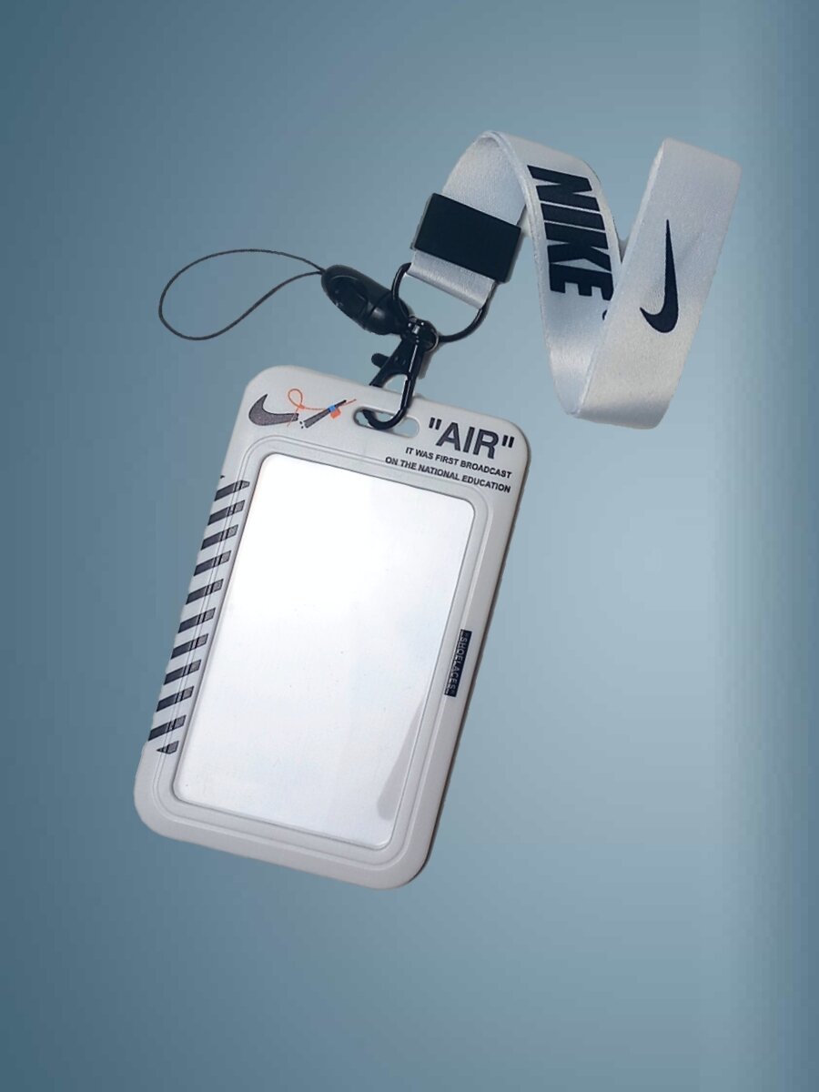 Чехол для бейджа Melody, карабином, пластик, длина шнурка 19 см — фото 1