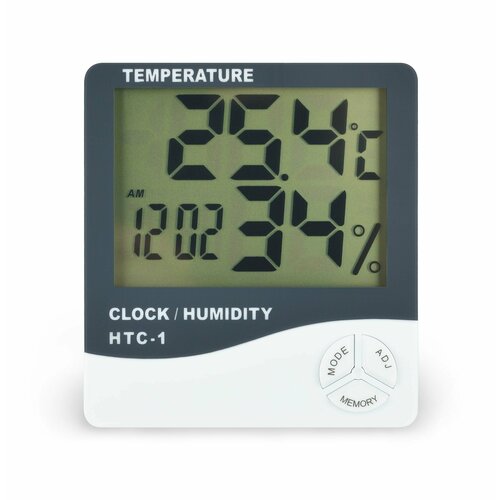 Домашняя метеостанция HTC-1 с измерением температуры и влажности воздуха в помещении 345₽