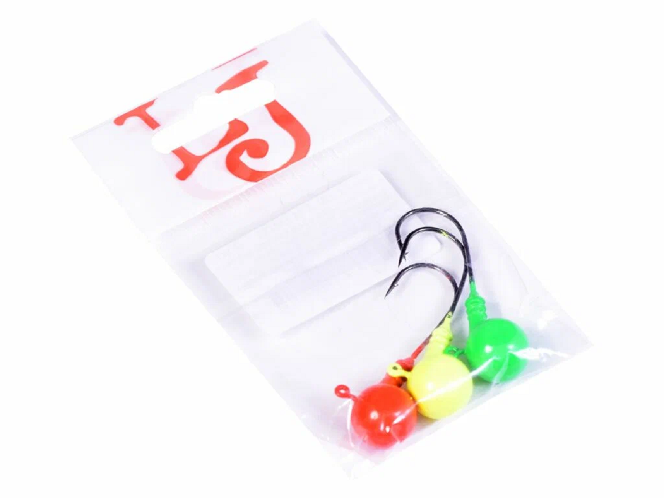 Джиг-головки Lucky John Ball RGY №3/0 MIX1 вес 20 г в наборе 3 шт